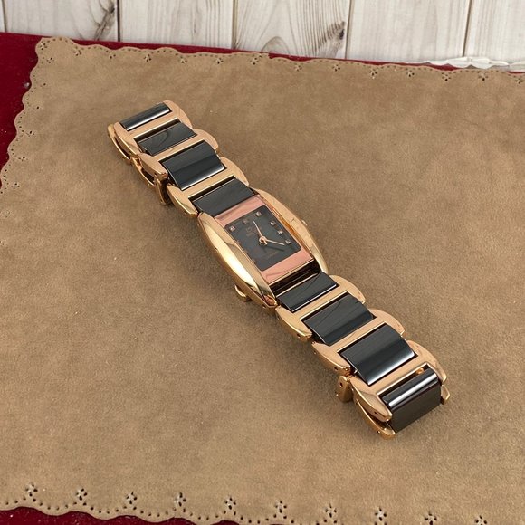 Stunning Daniel Steiger "Eden" Watch 18 Karat Rose Gold Plated, Diamond Accents - Picture 5 of 8